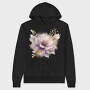 Gold Glow Flowers, Hanorac Oversize Barbati (Unisex)
