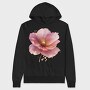 Gold Petal Glow, Hanorac Oversize Barbati (Unisex)