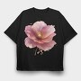 Gold Petal Glow, Tricou Oversize Barbati (Unisex)