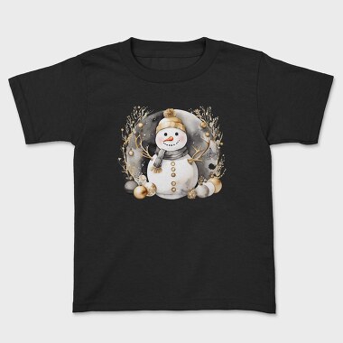 Gold Snowman Circle, Tricou Copii