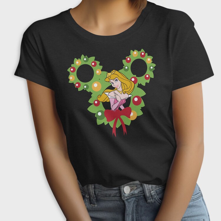Aurora Holiday Wreath, Tricou Femei