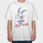 Looney Bunny Sneaker, Tricou Oversize Barbati (Unisex)