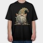 Gnome Fall Hat, Tricou Oversize Barbati (Unisex)
