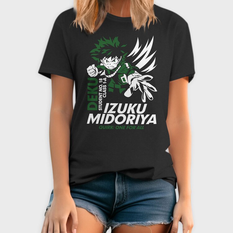 Deku Quirk One For All, Tricou Barbati (Unisex)