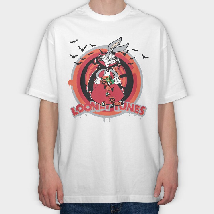 Looney Halloween Treats, Tricou Oversize Barbati (Unisex)