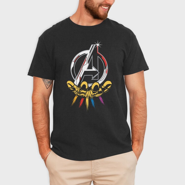 Avengers Infinity Gauntlet, Tricou Barbati (Unisex)