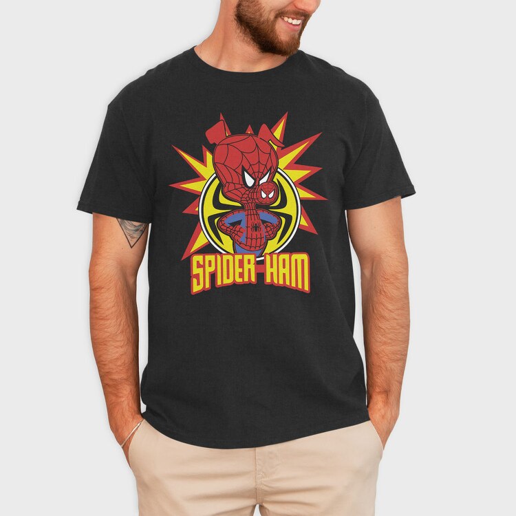 Spider Ham Blast, Tricou Barbati (Unisex)