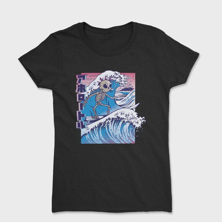 Skeleton Surf, Tricou Femei