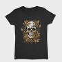 Skull Gold Leaves, Tricou Femei