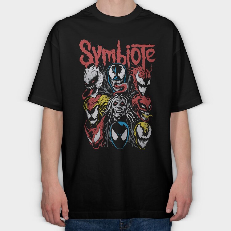 Symbiote Chaos, Tricou Oversize Barbati (Unisex)