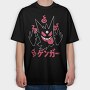 Demon Smile, Tricou Oversize Barbati (Unisex)