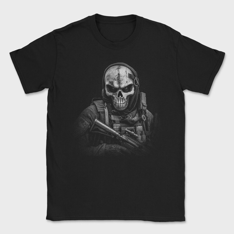 Skull Mask Special Forces, Tricou Barbati (Unisex)