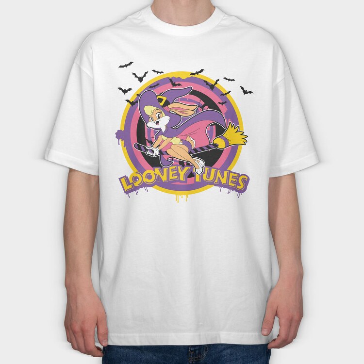 Looney Halloween Tunes, Tricou Oversize Barbati (Unisex)