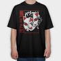 Panda Red Rocket, Tricou Oversize Barbati (Unisex)