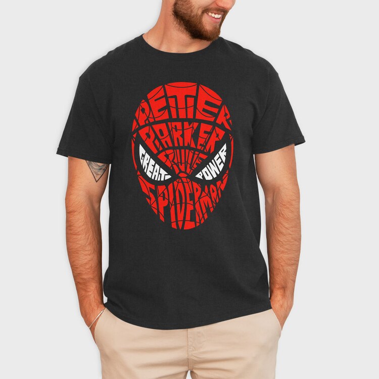 Peter Parker Spiderman, Tricou Barbati (Unisex)