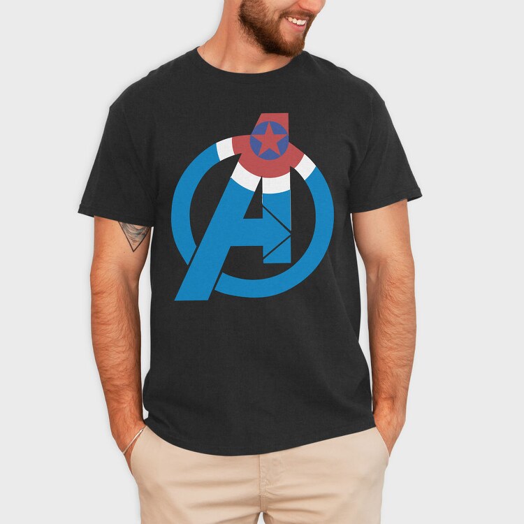 Avengers Shield 1, Tricou Barbati (Unisex)