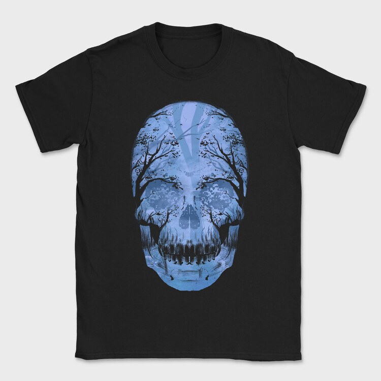 Skull Forest, Tricou Barbati (Unisex)