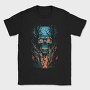 Skull Flames, Tricou Barbati (Unisex)