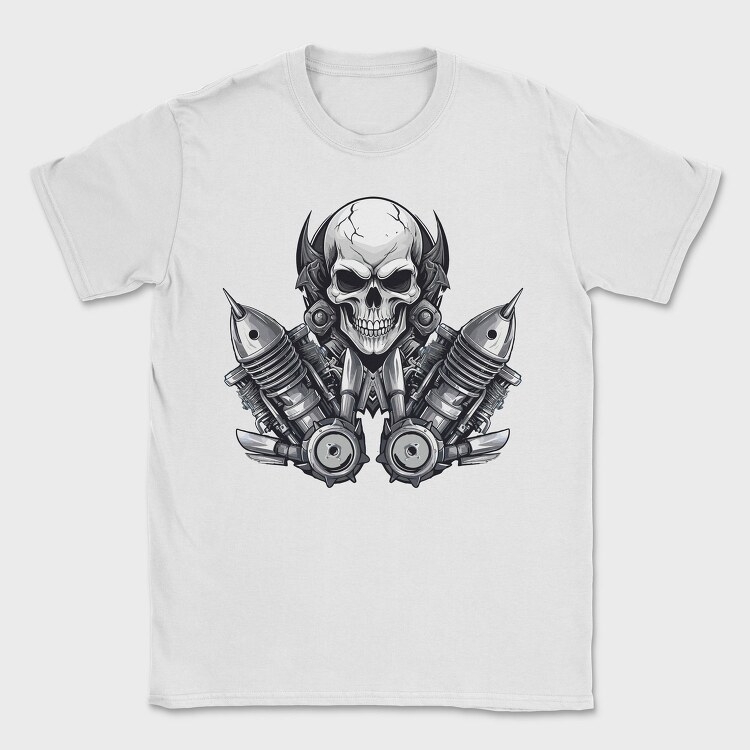 Skull Engineer, Tricou Barbati (Unisex)