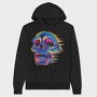 Skull Effect Colorful, Hanorac Oversize Barbati (Unisex)