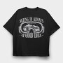 Ski Goggles Mountains, Tricou Oversize Barbati (Unisex)