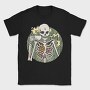 Skeleton With Coffee, Tricou Barbati (Unisex)