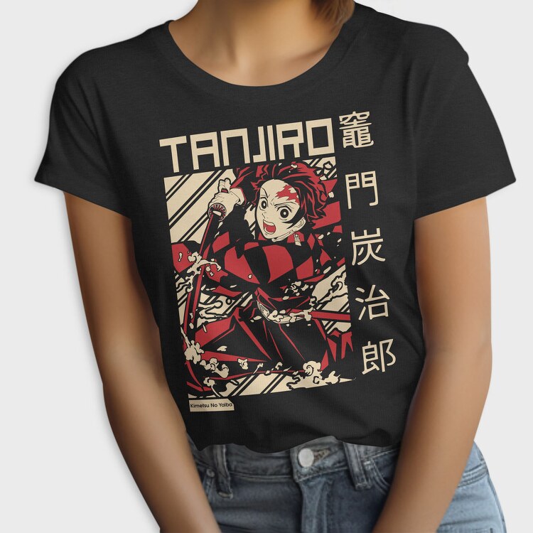 Tanjiro Demon Slayer, Tricou Femei