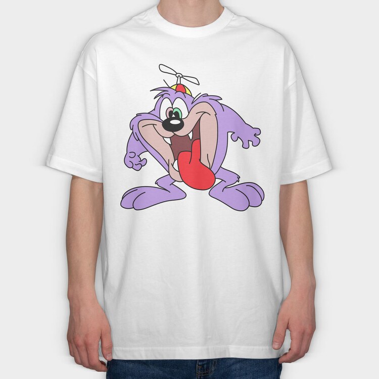 Taz Howl, Tricou Oversize Barbati (Unisex)