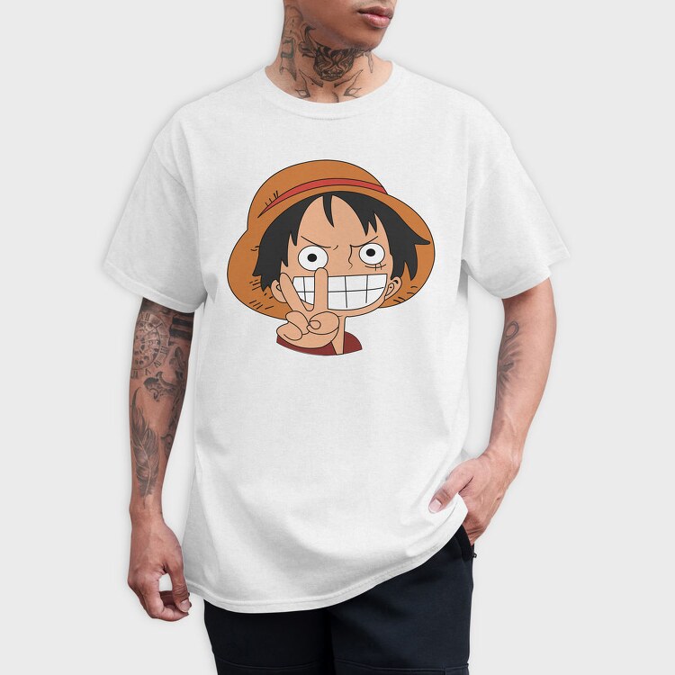 Luffy Smile, Tricou Barbati (Unisex)
