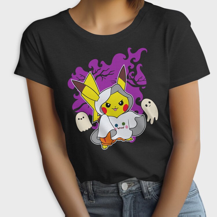 Pikachu Ghost Costume, Tricou Femei