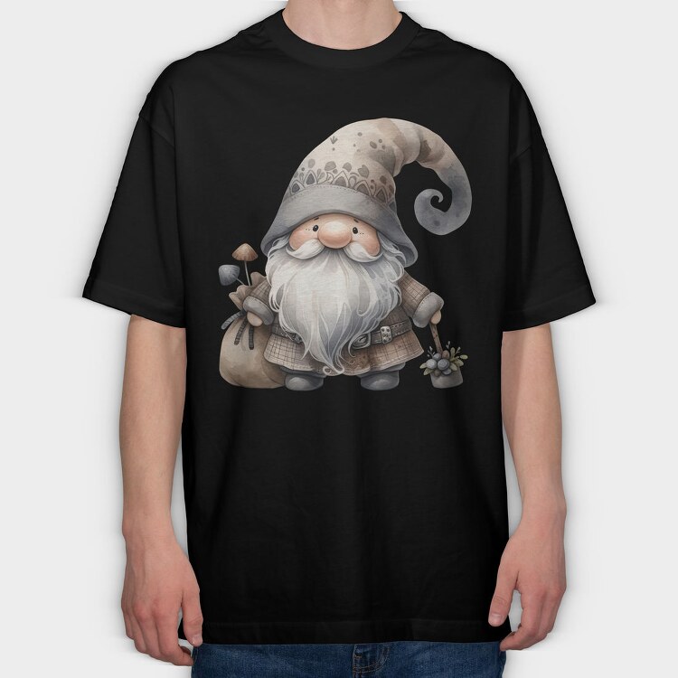 Gnome Gardener Gnome, Tricou Oversize Barbati (Unisex)