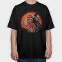 Spiderman Skull Burst, Tricou Oversize Barbati (Unisex)