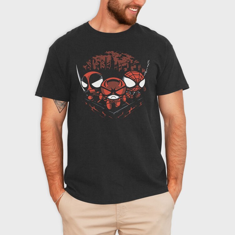 Spiderman Skull, Tricou Barbati (Unisex)