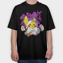 Pikachu Ghost Costume, Tricou Oversize Barbati (Unisex)
