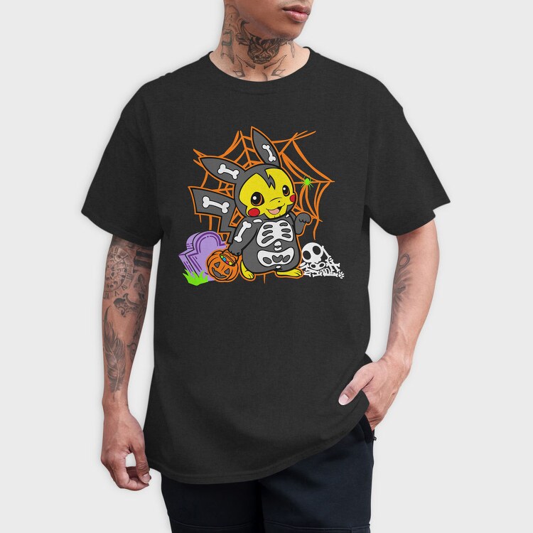 Pikachu Halloween Costume, Tricou Barbati (Unisex)