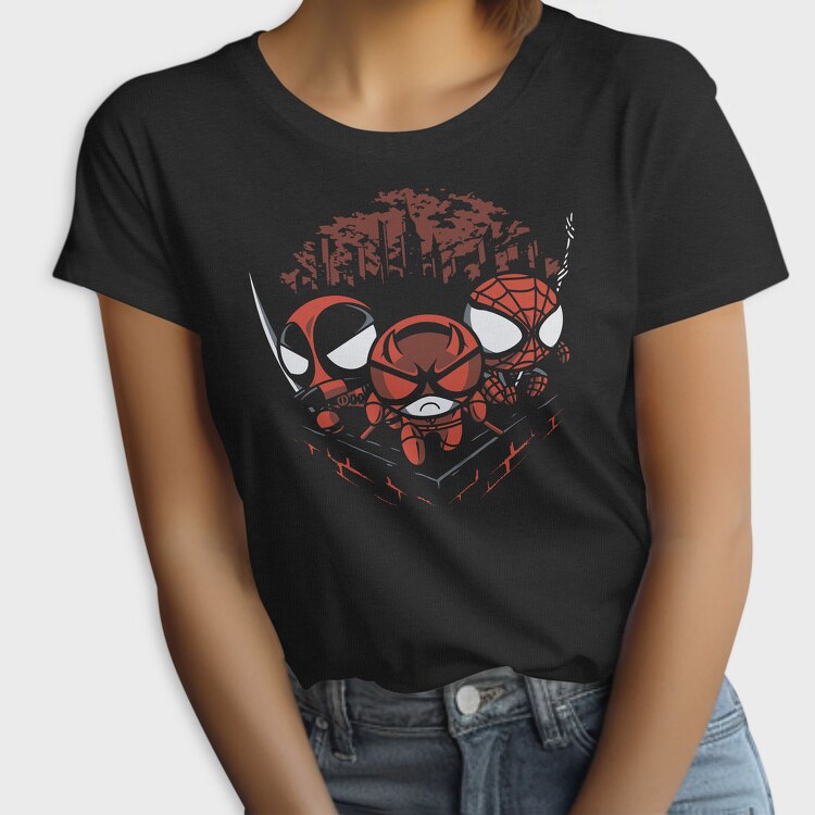Spiderman Skull, Tricou Femei