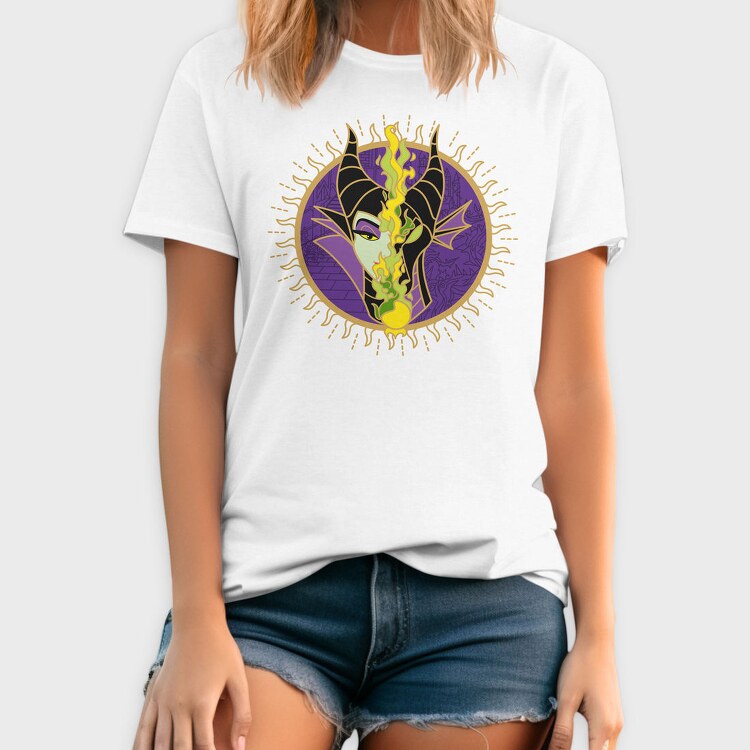 Maleficent Flame 1, Tricou Barbati (Unisex)