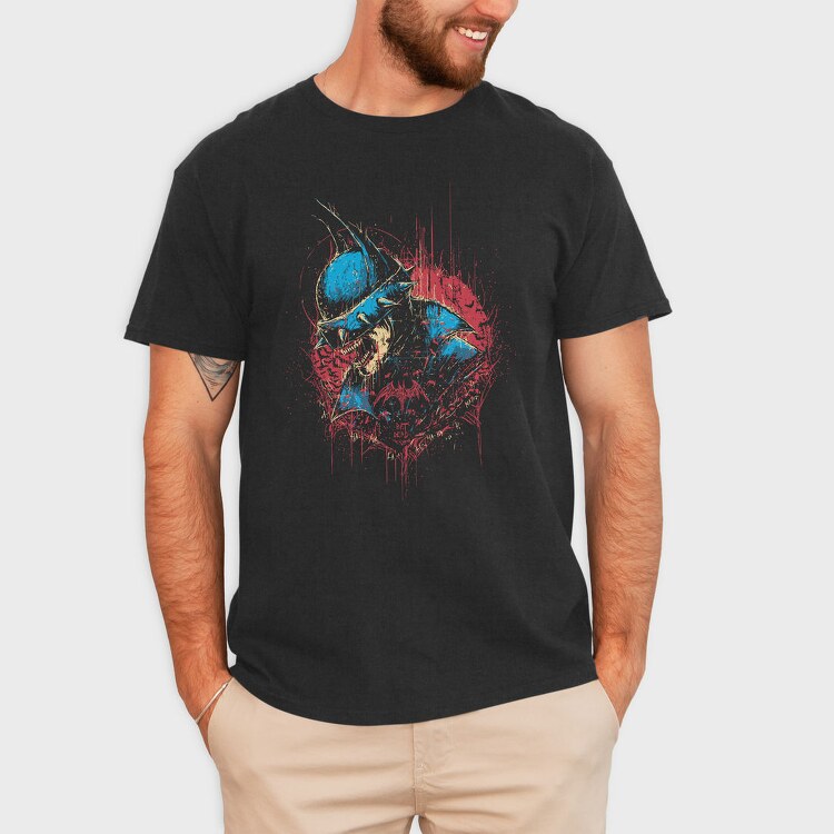 Bat Dead Splatter, Tricou Barbati (Unisex)