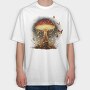 Glowing Mushroom Fantasy, Tricou Oversize Barbati (Unisex)