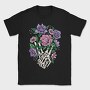 Skeleton Hands Flower, Tricou Barbati (Unisex)
