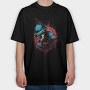 Bat Dead Splatter, Tricou Oversize Barbati (Unisex)