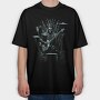 Skeleton Rock King, Tricou Oversize Barbati (Unisex)
