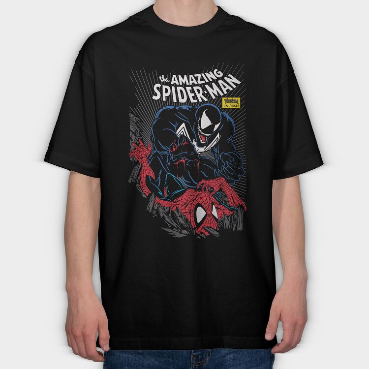 Spider Venom Return, Tricou Oversize Barbati (Unisex)