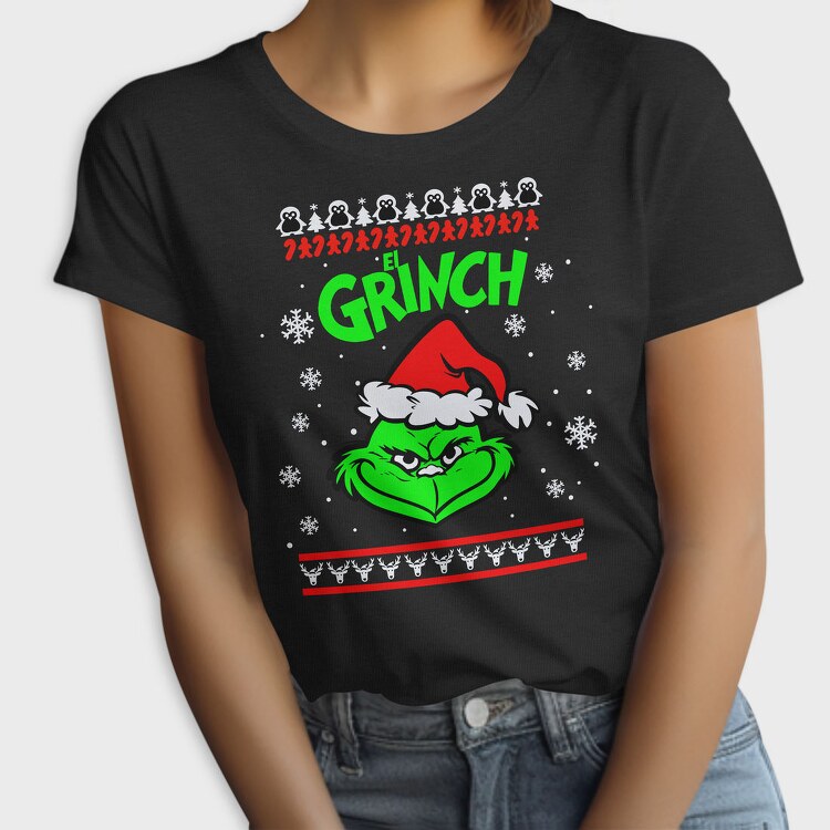 El Grinch Xmas, Tricou Femei