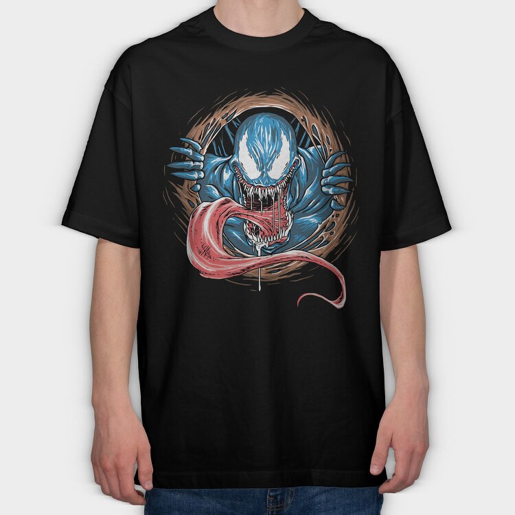 Spider Venom Strike, Tricou Oversize Barbati (Unisex)