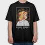 Flame Lion Roar, Tricou Oversize Barbati (Unisex)