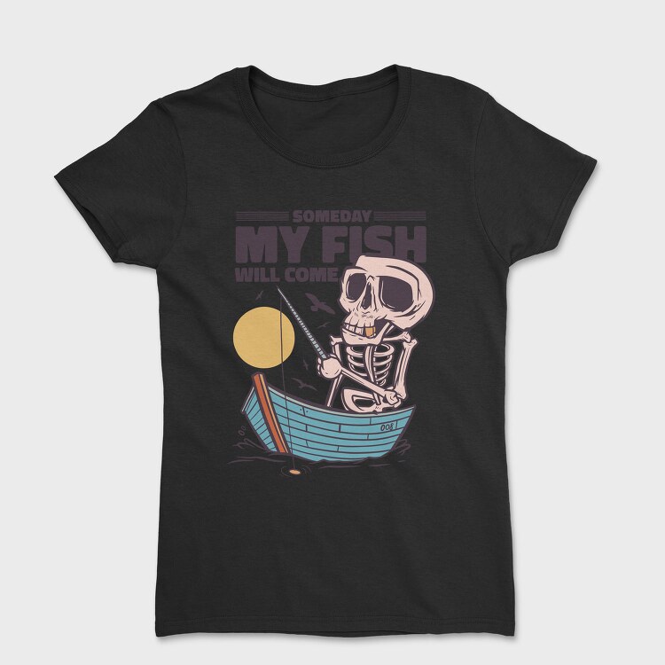 Skeleton Fishing, Tricou Femei