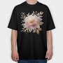 Golden Aura Glow, Tricou Oversize Barbati (Unisex)