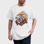 Flaming Tiger Roar, Tricou Barbati (Unisex)