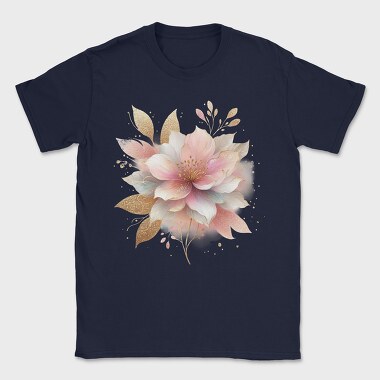 Golden Flower Bloom, Tricou Barbati (Unisex)